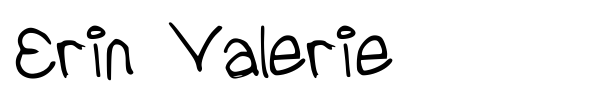 Erin Valerie font