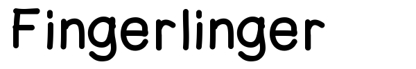 Fingerlinger font preview