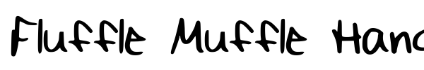 Fluffle Muffle Hand font