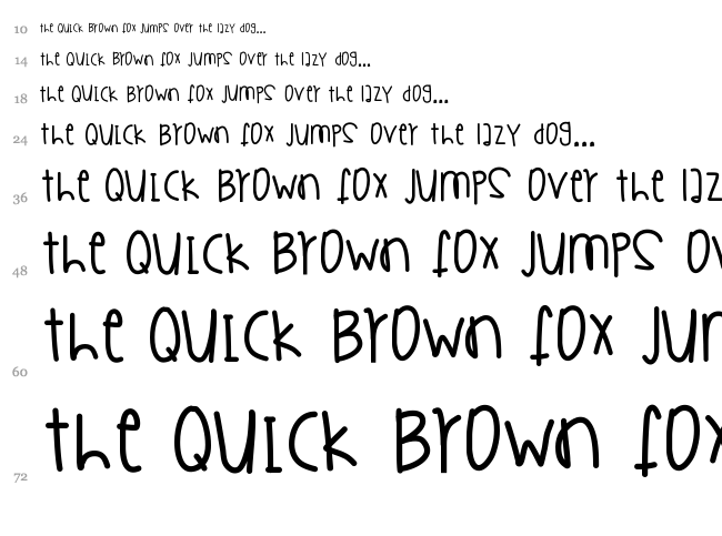 Ghetto Symphony font waterfall