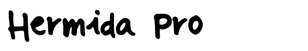 Hermida Pro font