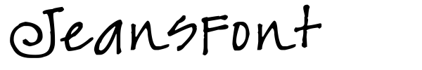 JeansFont font