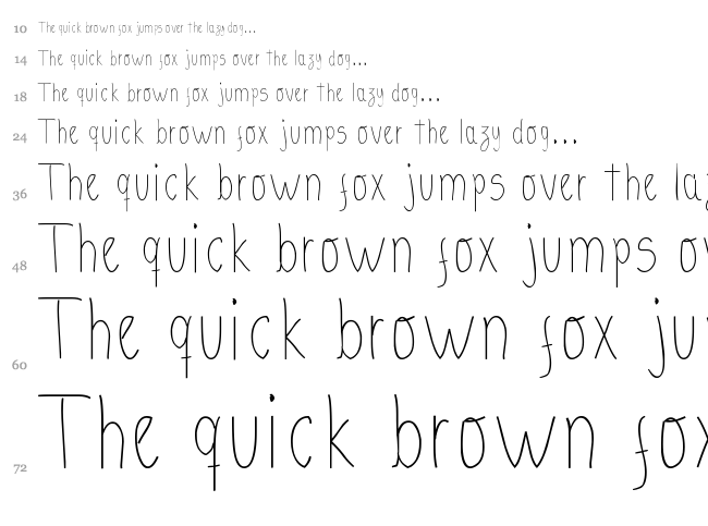 Kaus Tripa font waterfall