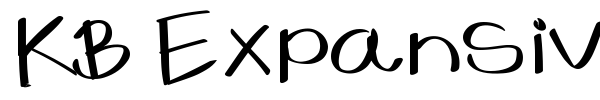 KB Expansive font