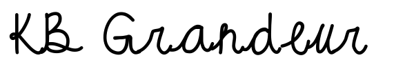 KB Grandeur font