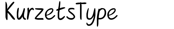 KurzetsType font