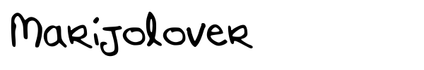 Marijolover font