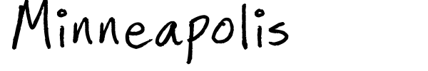 Minneapolis font