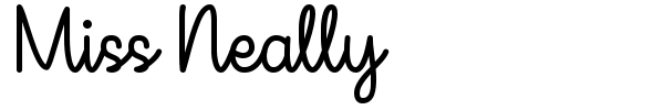 Miss Neally font