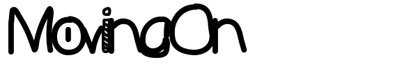 MovingOn font
