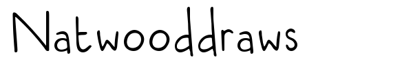 Natwooddraws font preview