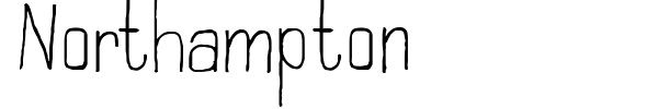 Northampton font