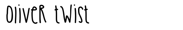 Oliver Twist font