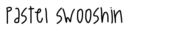 Pastel Swooshin font