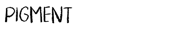 Pigment font