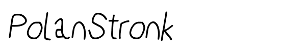 PolanStronk font