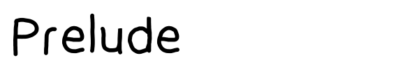 Prelude font