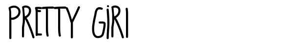 Pretty Girl font