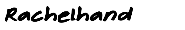 Rachelhand font