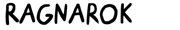 Ragnarok font