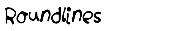 Roundlines font preview