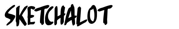 Sketchalot font preview