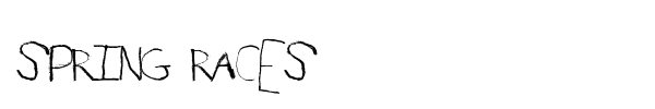 Spring Races font
