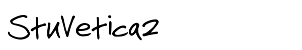 StuVetica2 font