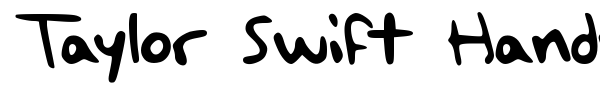 Taylor Swift Handwriting font