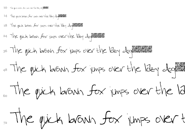 Tea Party font waterfall