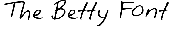 The Betty Font font