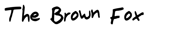 The Brown Fox font preview