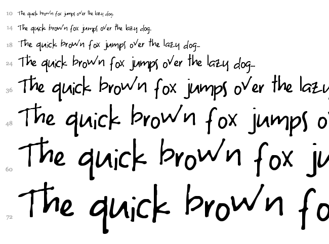 Uneven font , Script - Handwritten fonts - Fontzzz.com