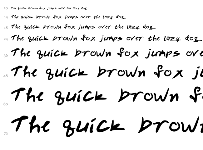 Wicked Pissah font waterfall