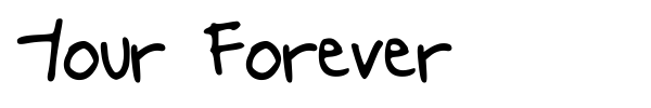 Your Forever font
