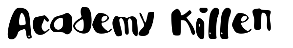 Academy Killer font