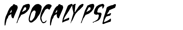 Apocalypse font