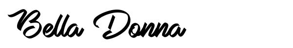 Bella Donna font