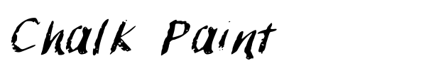 Chalk Paint font