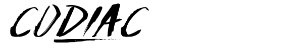 Codiac font