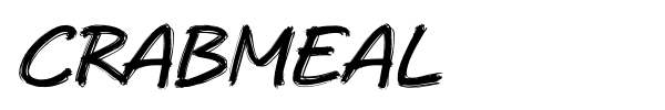 Crabmeal font