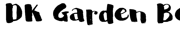 DK Garden Bed font