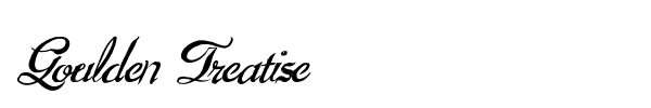 Goulden Treatise font
