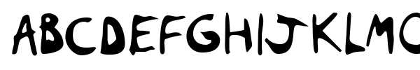 Nas Coxas font preview