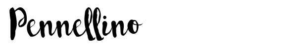 Pennellino font