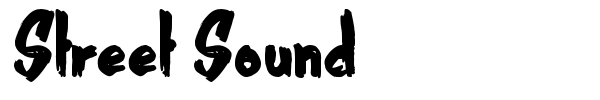 Street Sound font