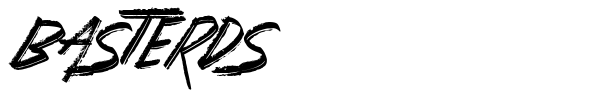 Basterds font