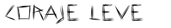 Coraje Leve font