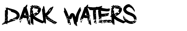 Dark Waters font preview