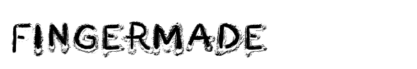 Fingermade font